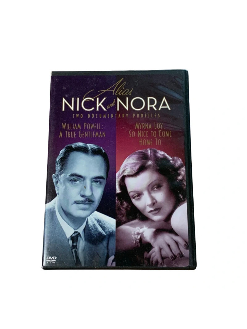 Alias Nick and Nora Two Documentary Profiles DVD William Powell Myrna Loy